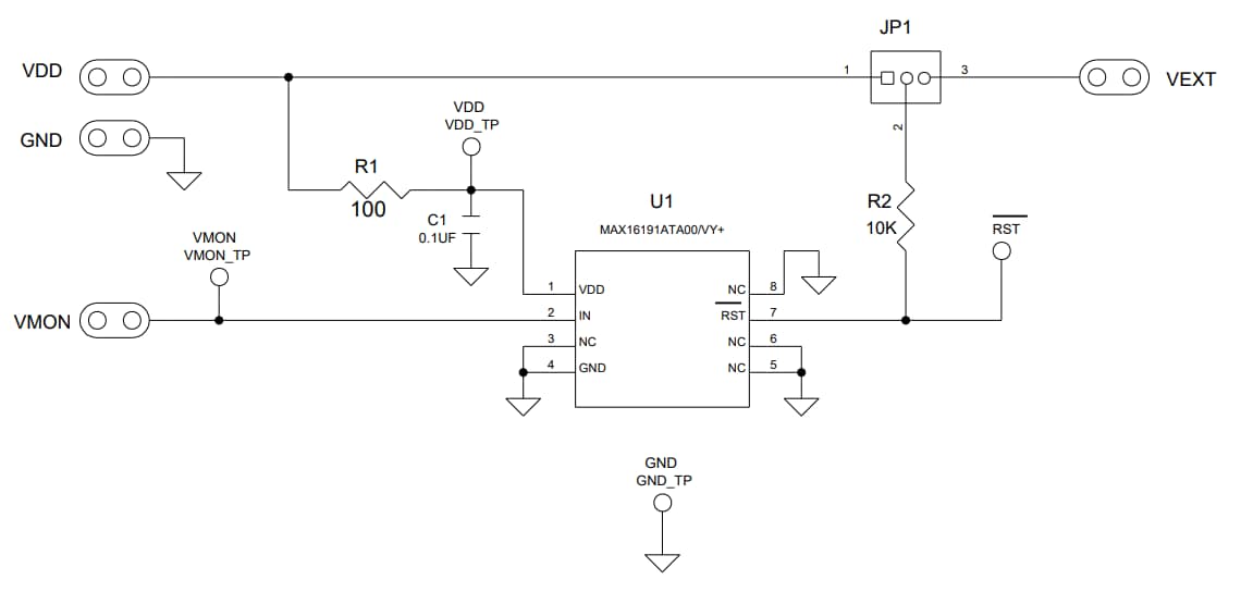 Schaltplan - Analog Devices / Maxim Integrated MAX16191EVKIT Evaluierungskit
